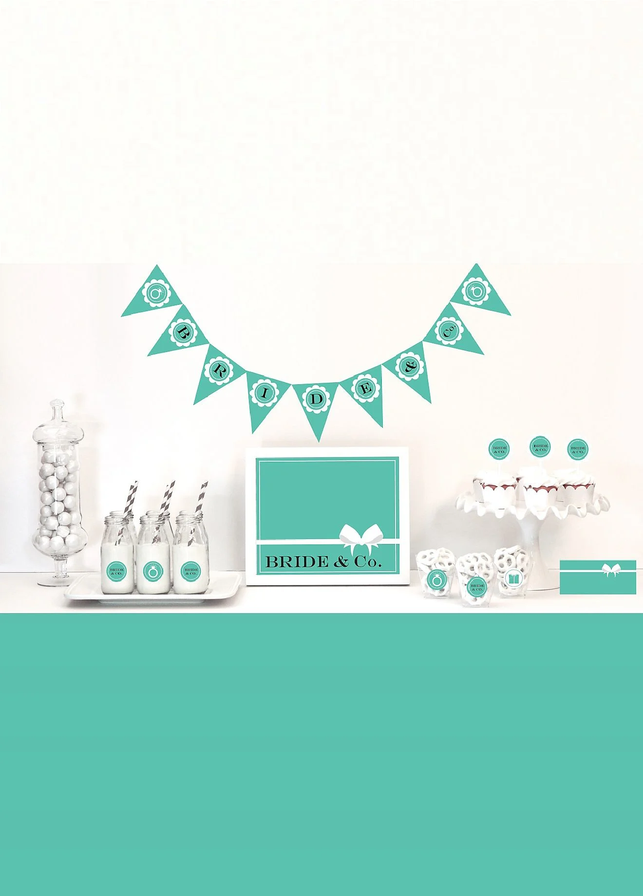 Bride and Co Bridal Shower Decor Kit