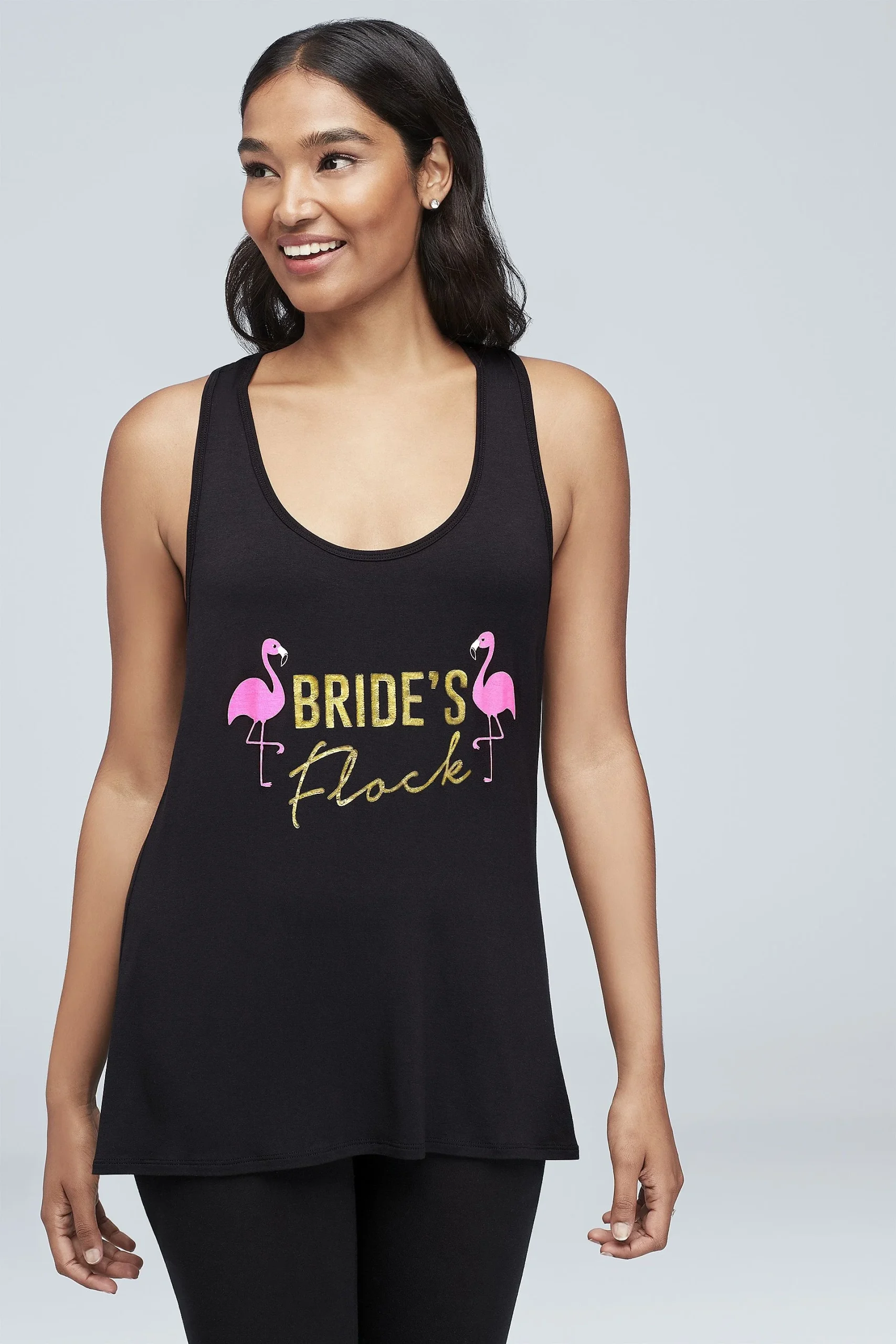 Bride's Flock Racerback Tank Top
