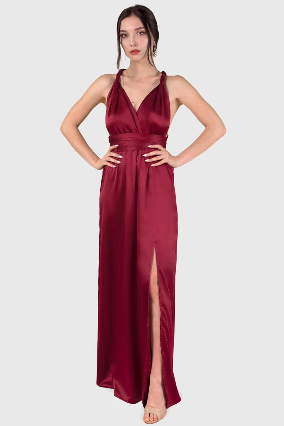 Burgundy Bridesmaid Dress