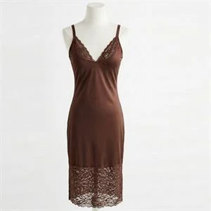 Bustless Lace Slip
