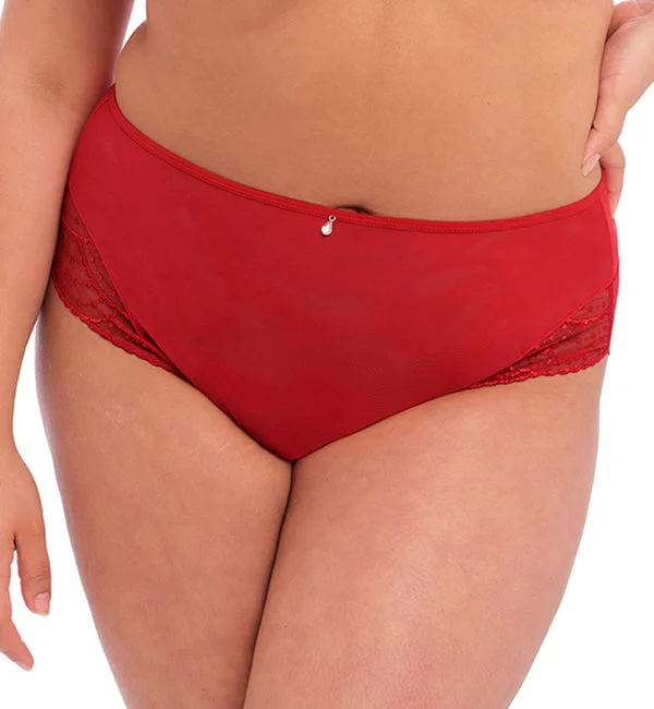 Elomi Priya Matching Full Brief Panty (4555) - Haute Red
