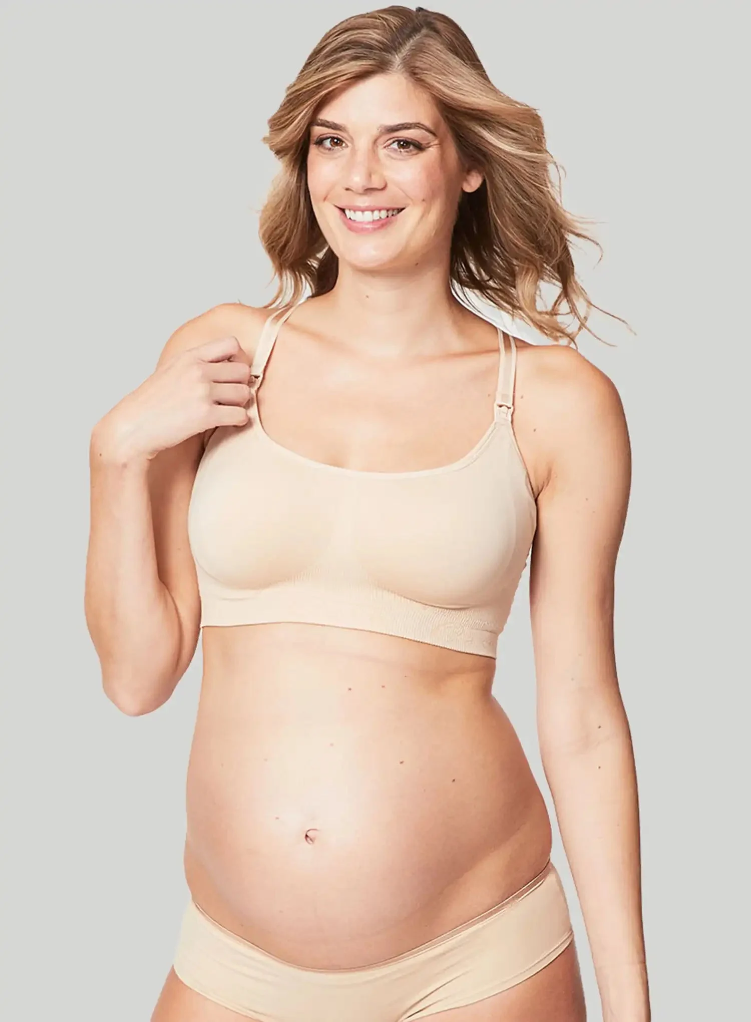 Cake Maternity: Cotton Candy Nursing Bra Beige