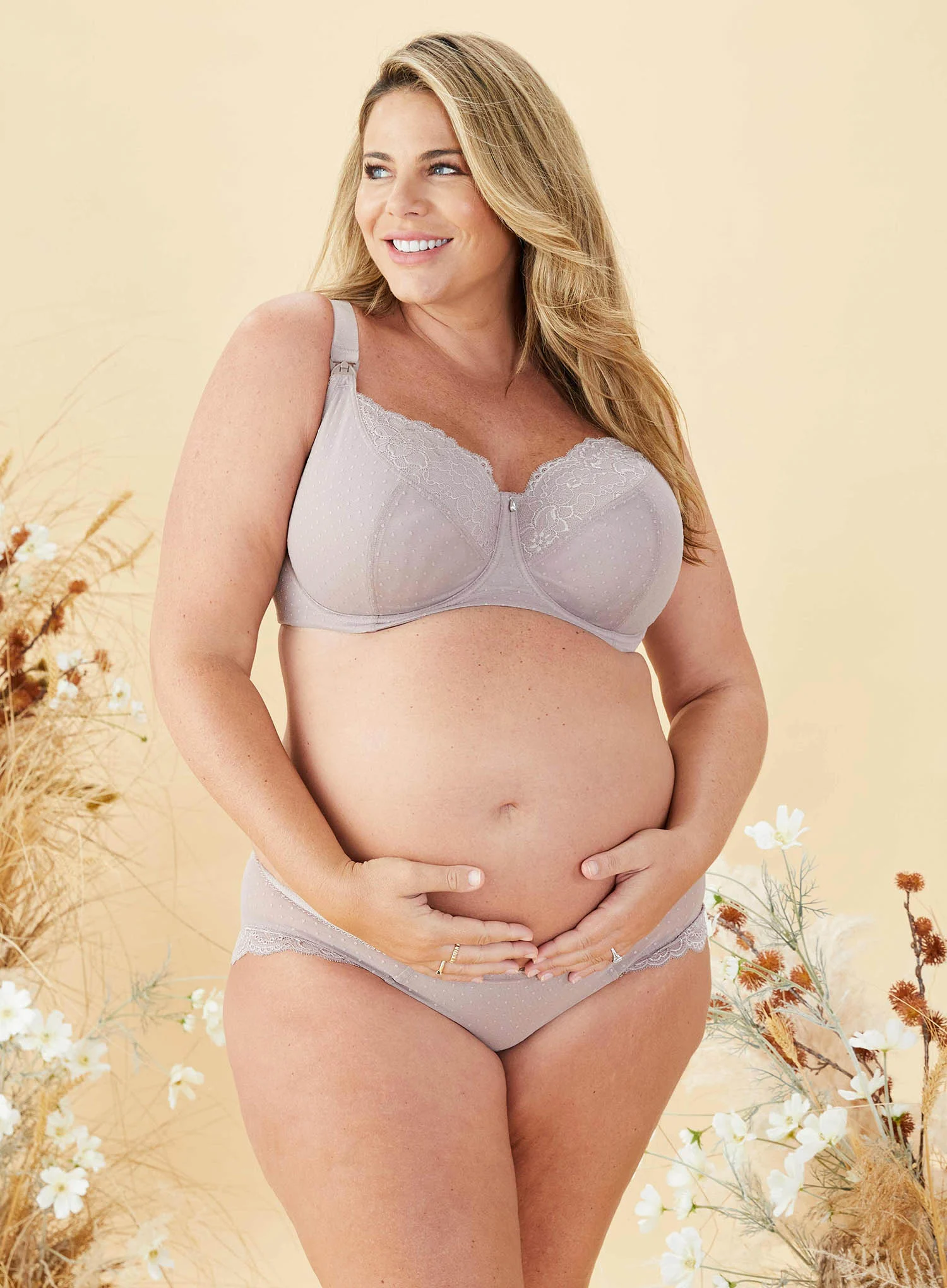 Cake Maternity: Timtams Flexible Wire Maternity and Nursing Bra Taupe