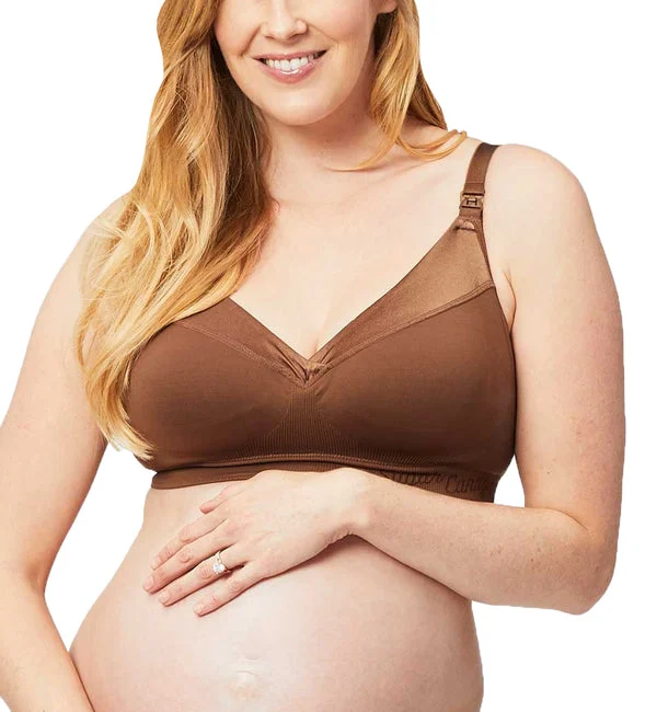 Cake Ribbon Candy Wire-free Nursing Bra (27-8017) - Chestnut