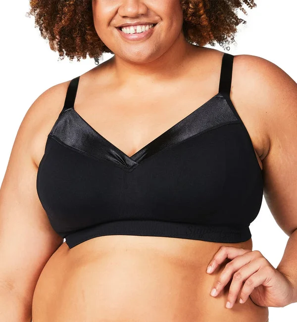 Cake Sugar Candy Posh Fuller Bust Everyday Bralette (28-8017) - Black