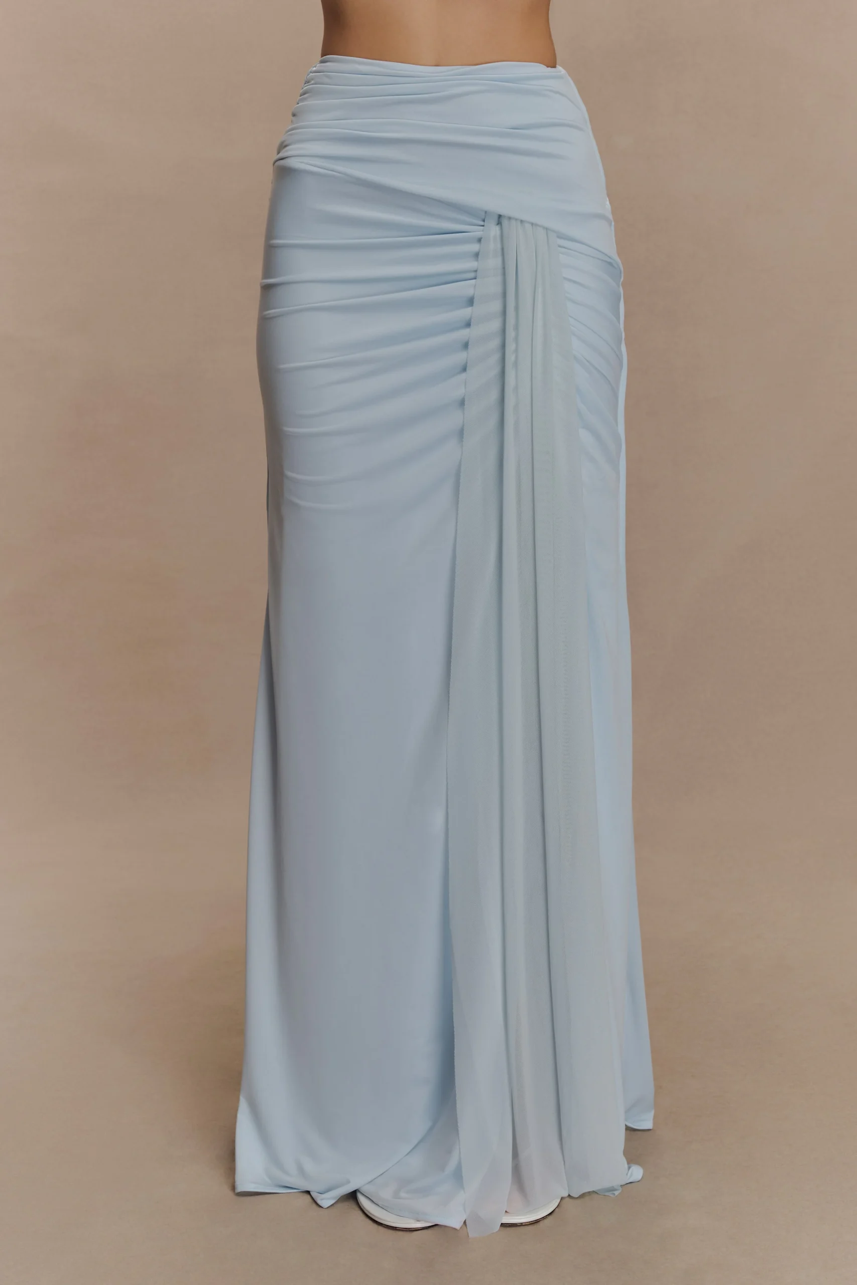 CalandraFINAL SALESlinky Maxi Skirt - Pale Blue