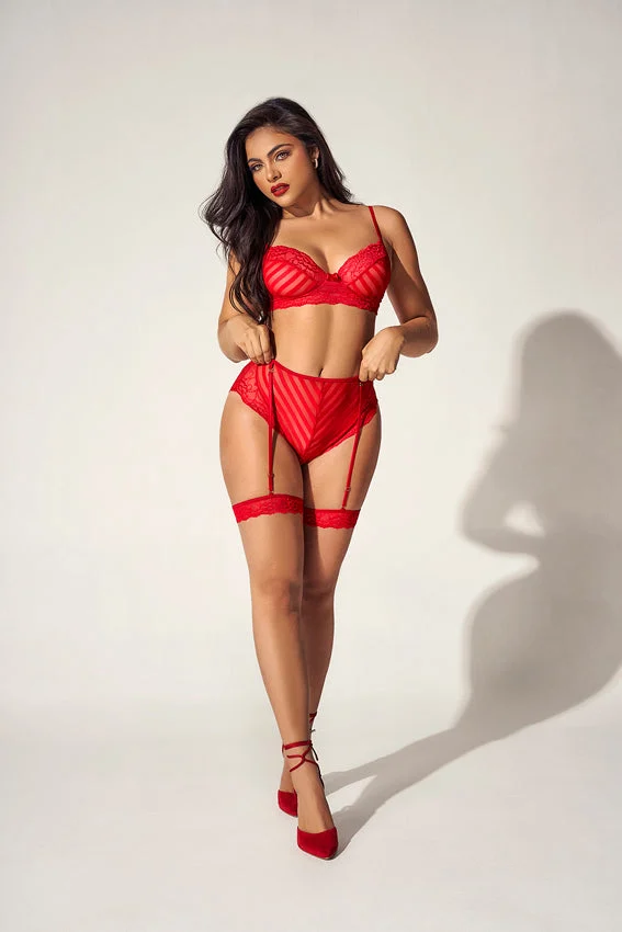 Candy Striped Two Piece Set