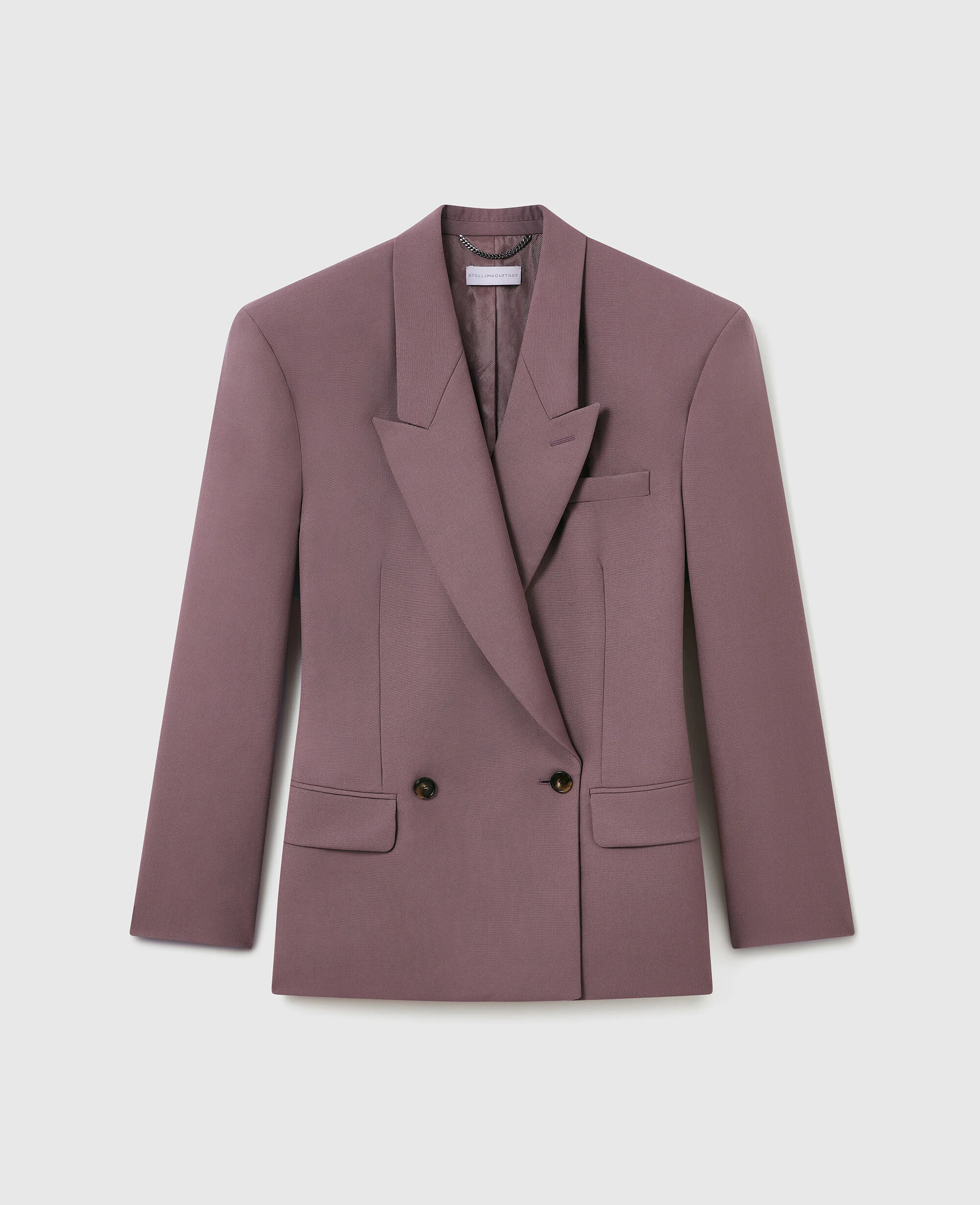 Canvas Double-Breasted Waisted Jacket