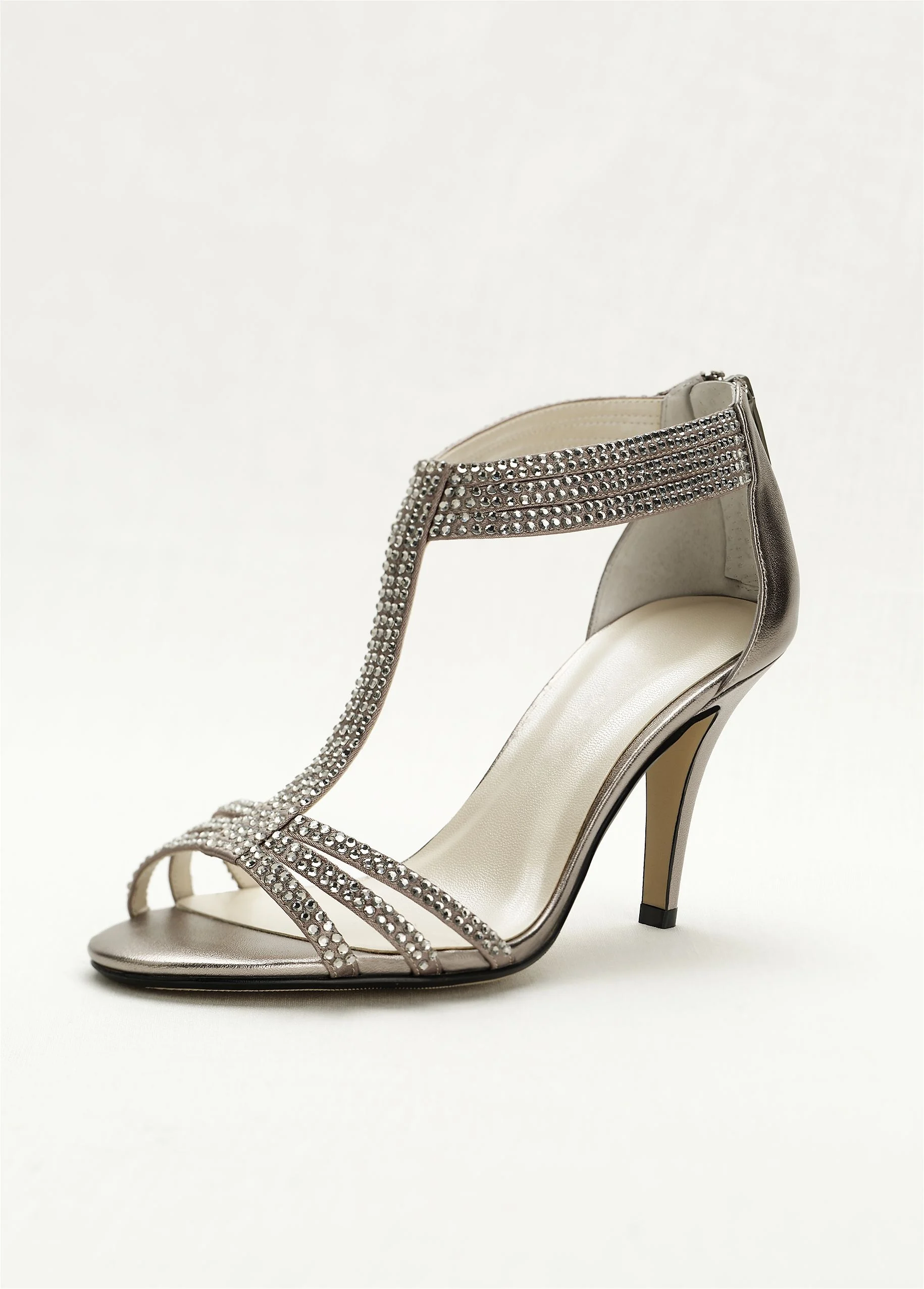 Caparros Crystal Embellished T-Strap Sandal