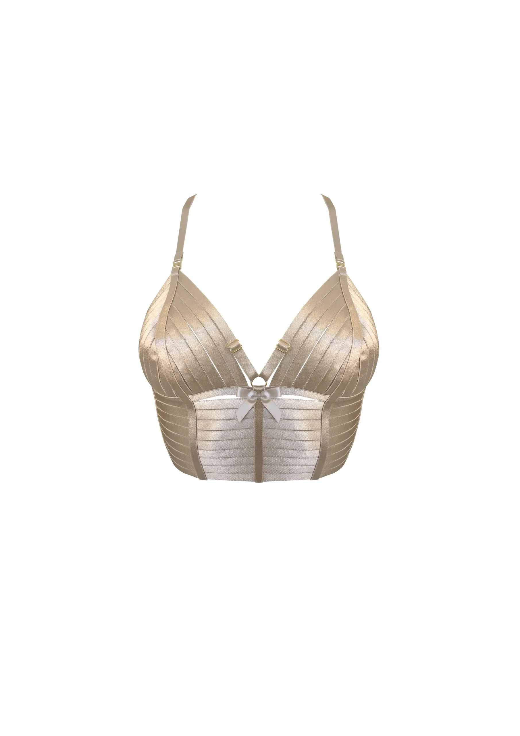 Caramel Bondage Belle Crop Top