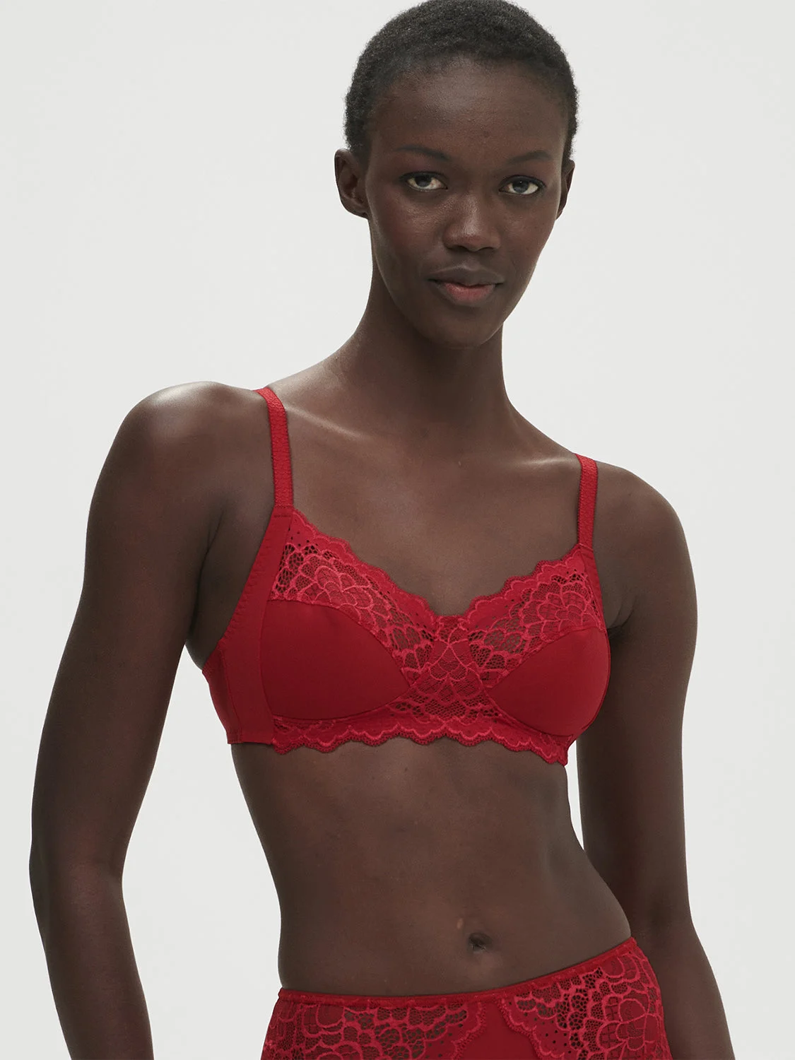 Caresse Soft Cup Bra - Tango RedRegular price