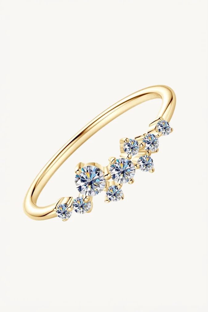 Celeste Moissanite Crown Ring