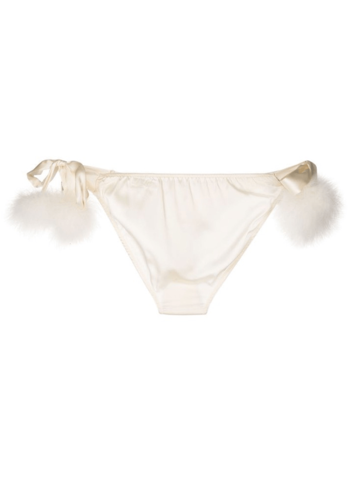 Celeste Silk and Feather Tie-Side Knicker