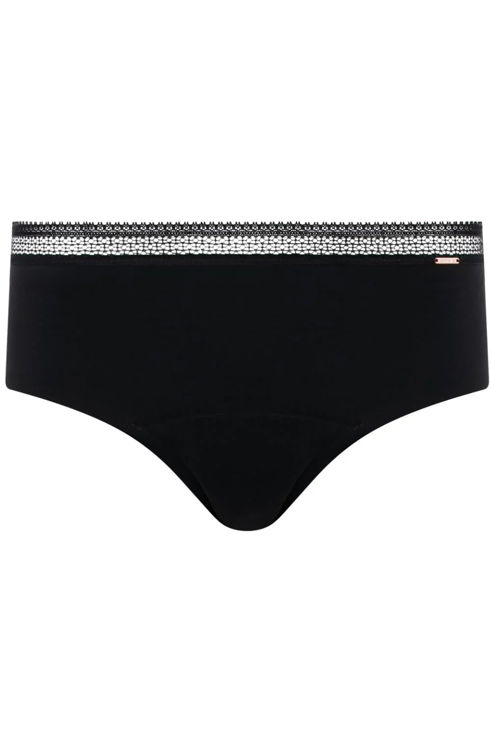 Chantelle Life Period Graphic Hipster, Black (C16L4)