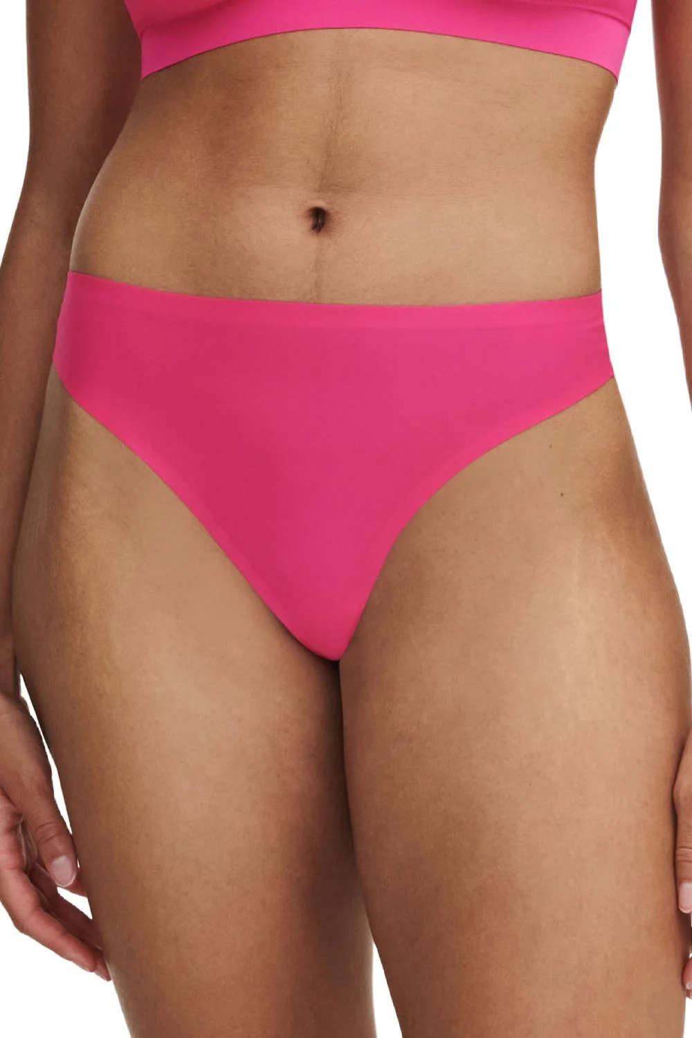 Chantelle Soft Stretch One Sized Thong, Rose Pitaya (2649)