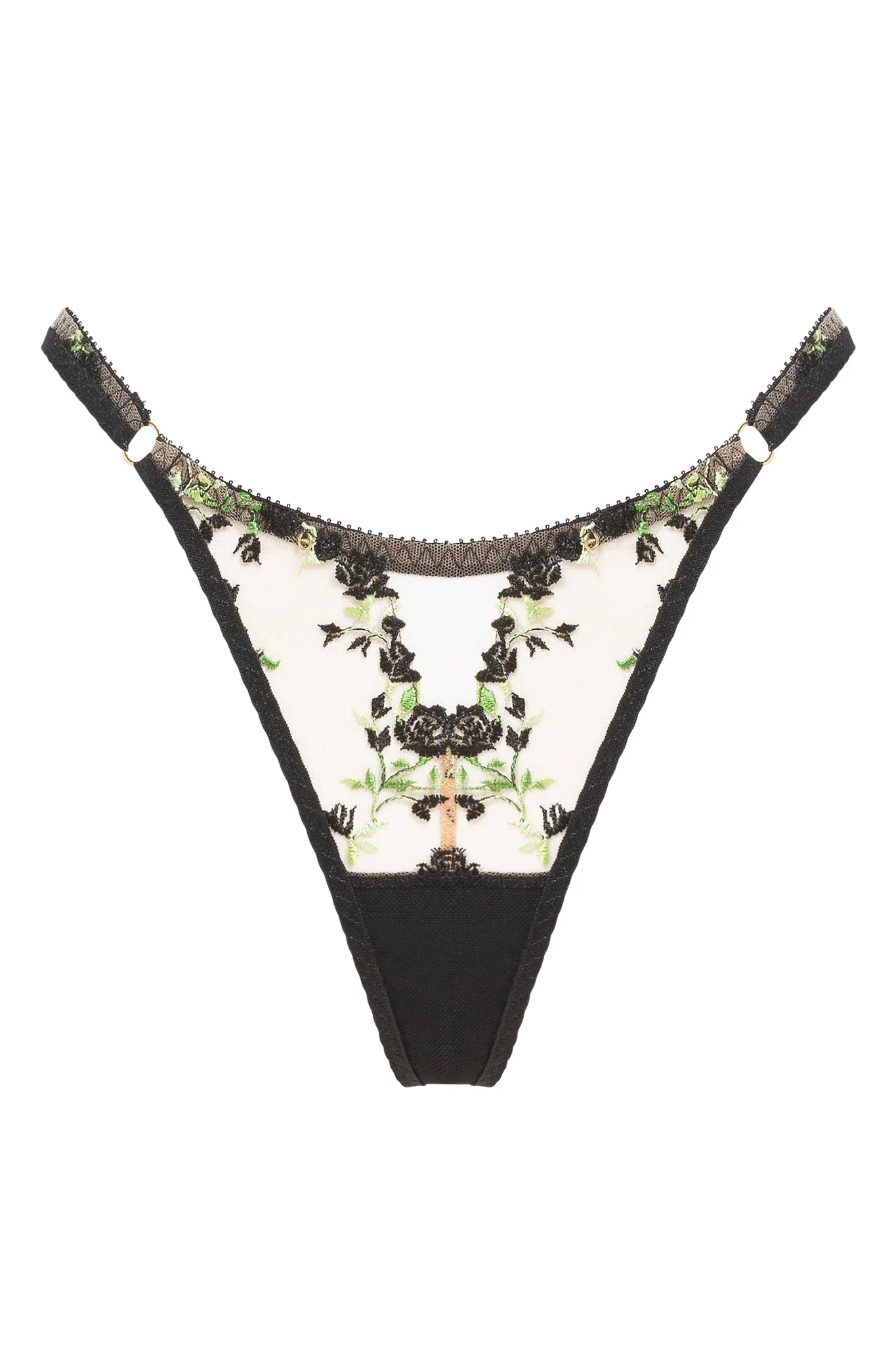 Charlotte Noir High Cut Brief