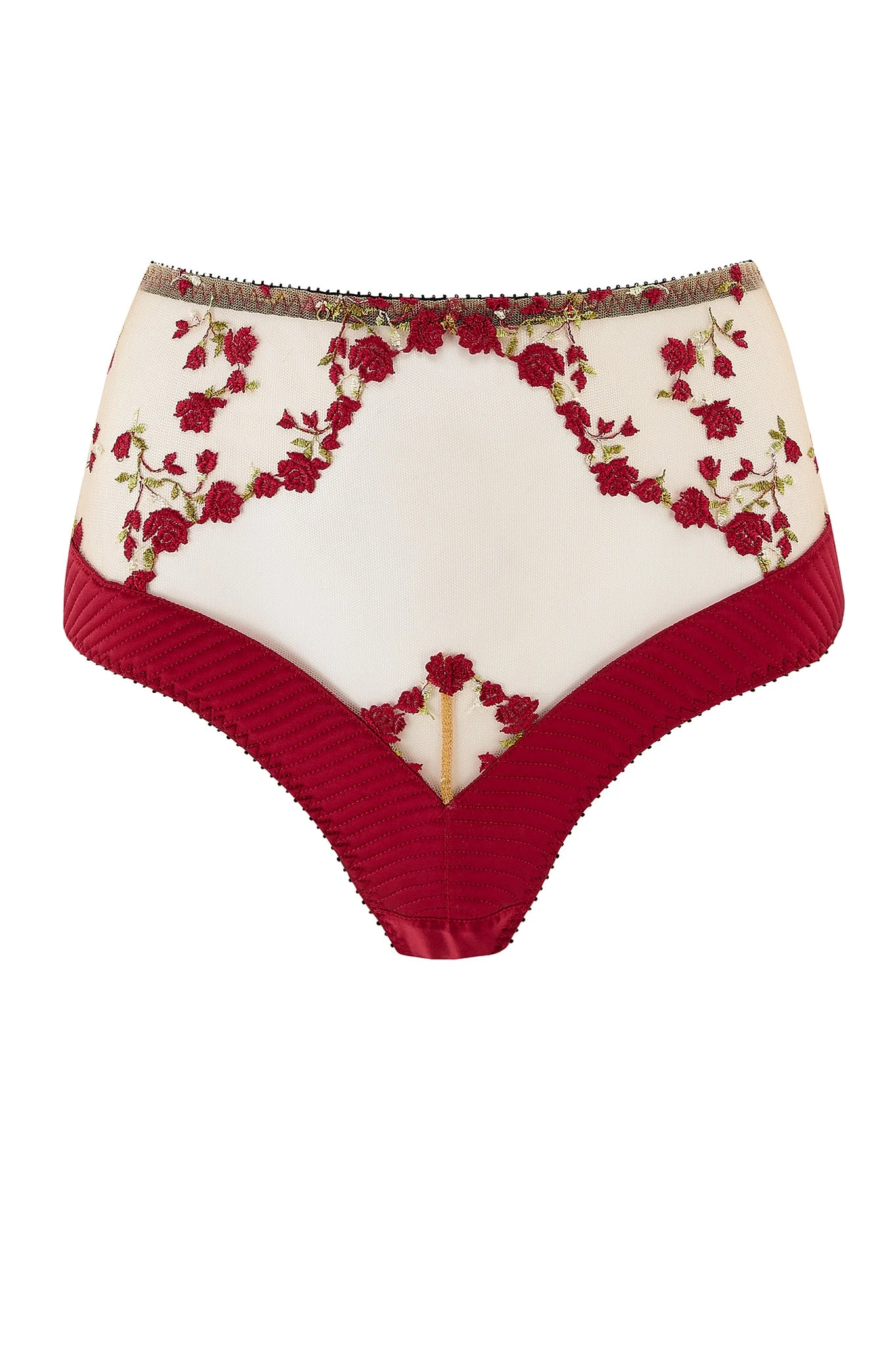 Charlotte Silk High Waist Brief