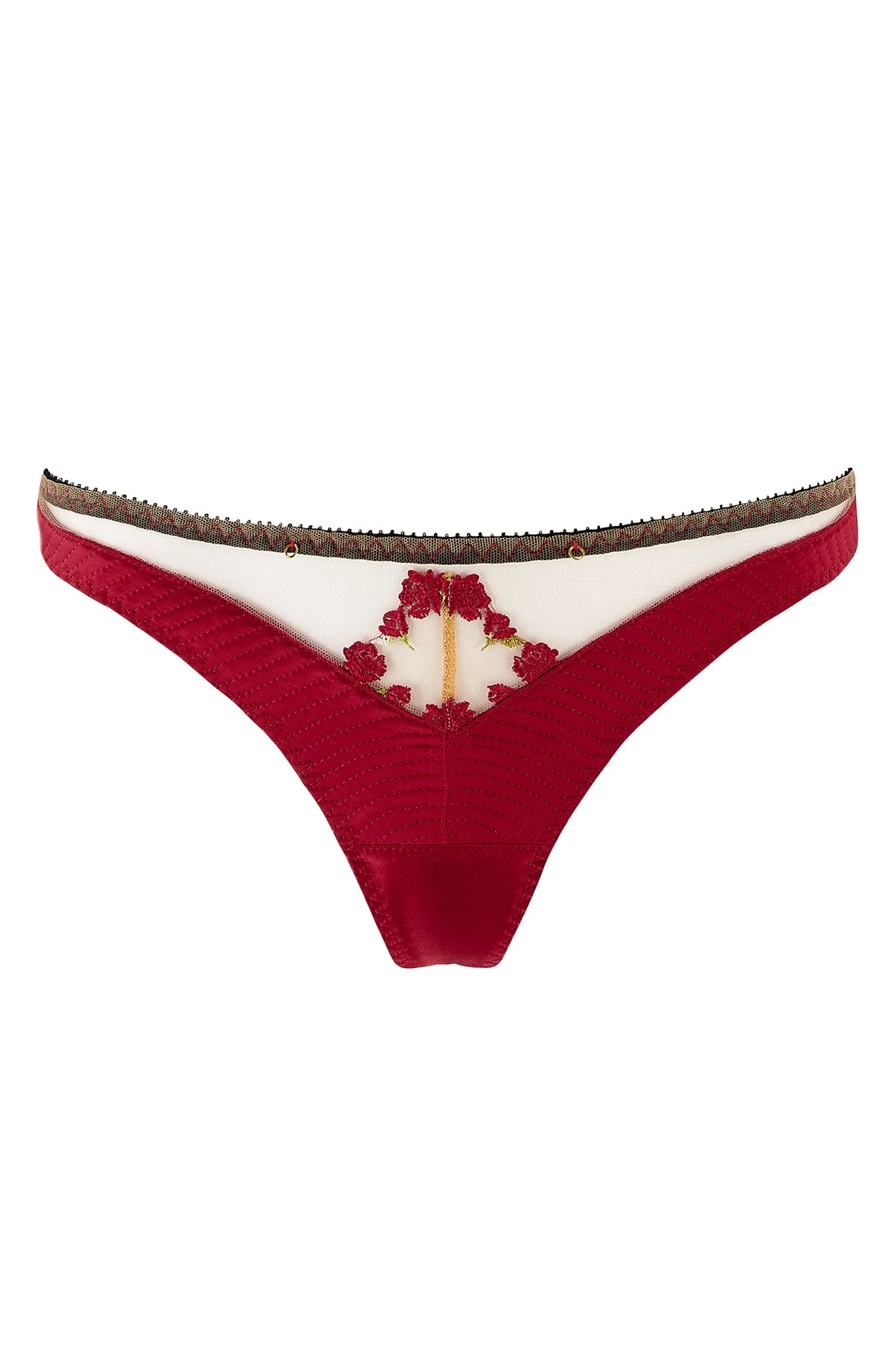 Charlotte Silk Thong
