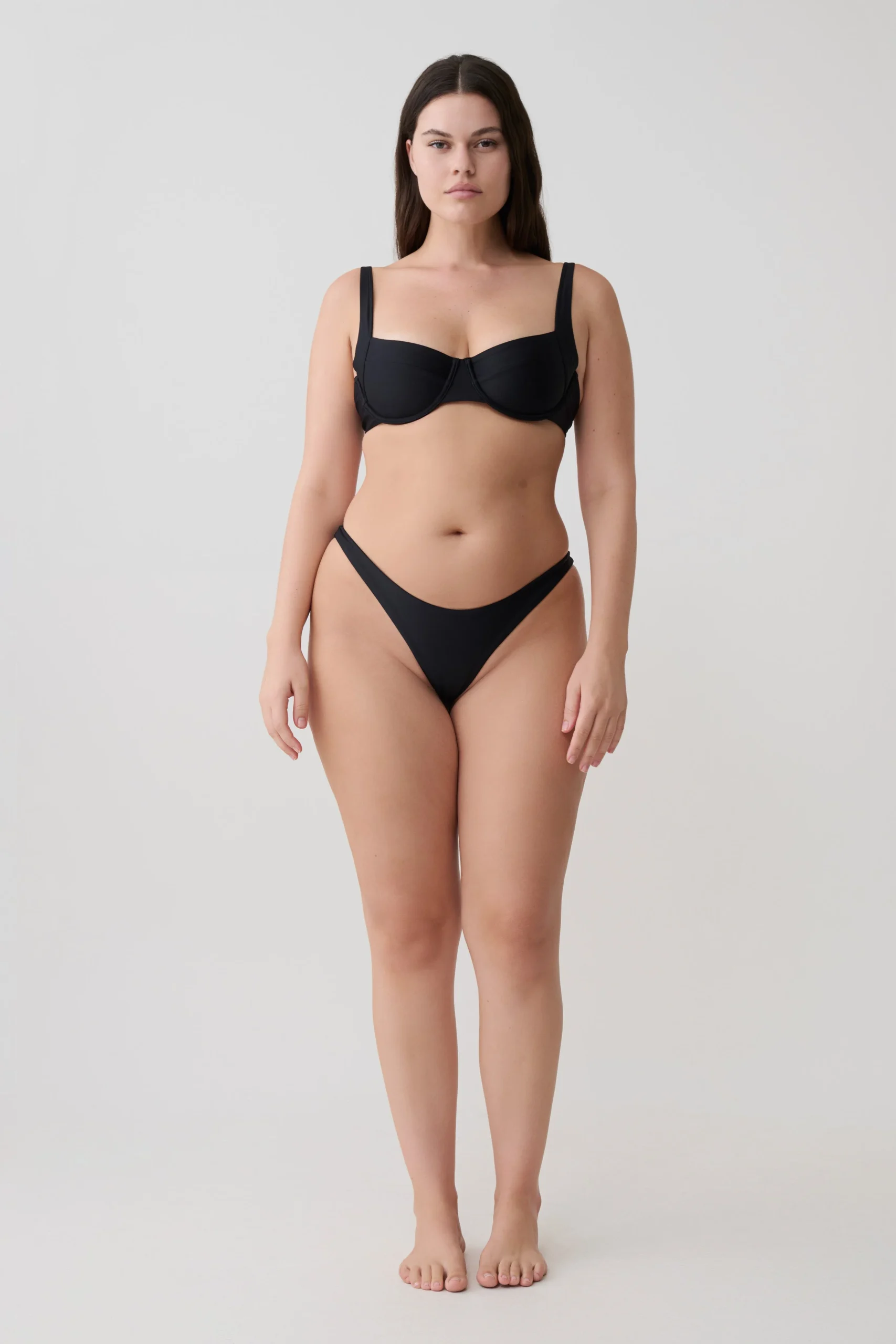 CloverBrazilian Bikini Bottom - Black