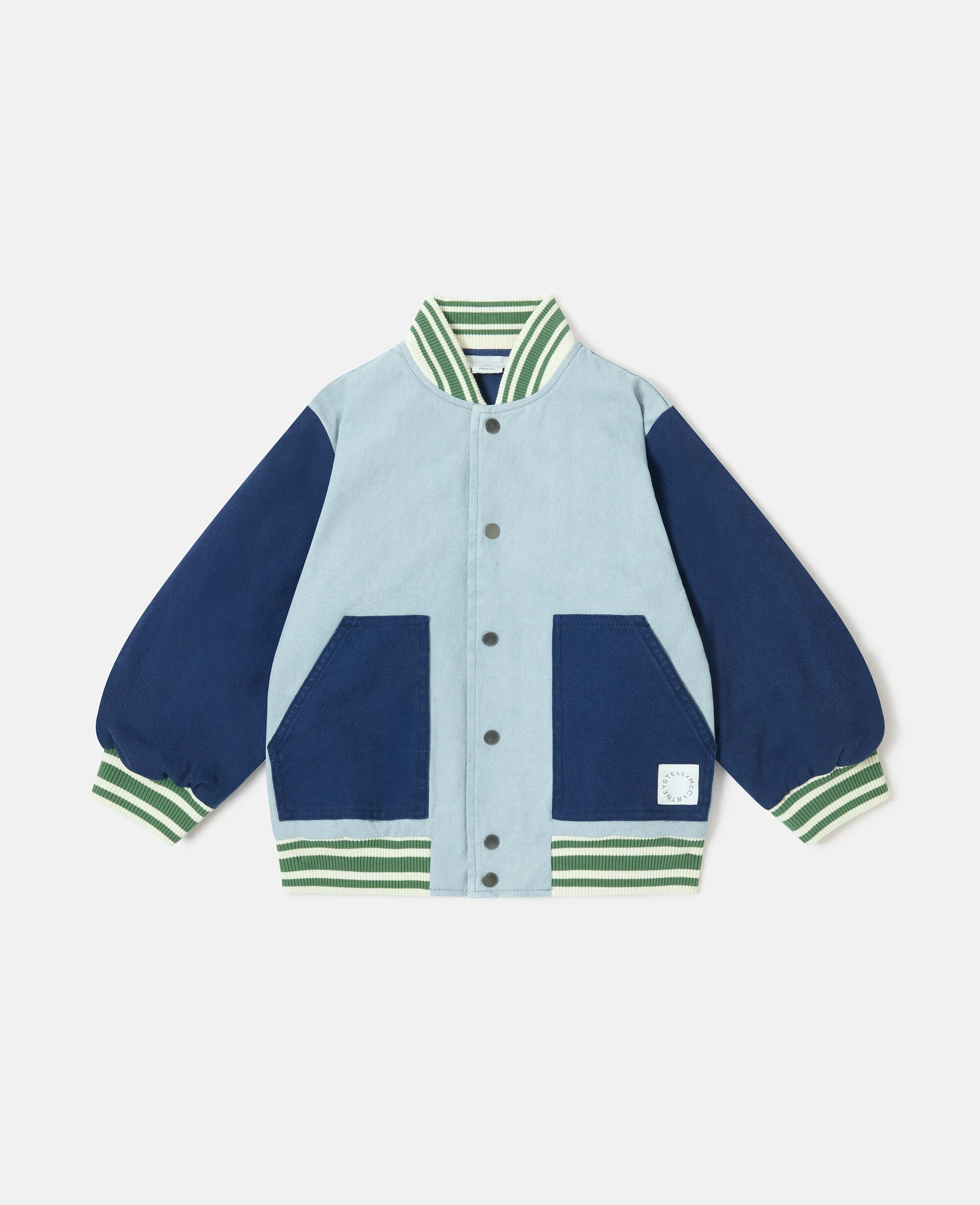 Colour Blocked Varsity Jacket