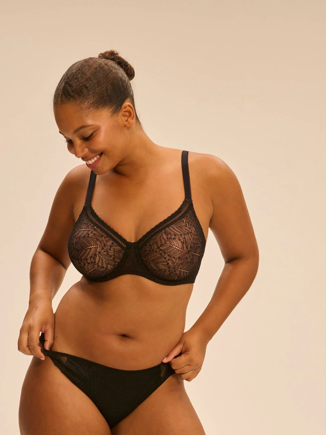 Comete Moulded Underwire Bra - BlackRegular price