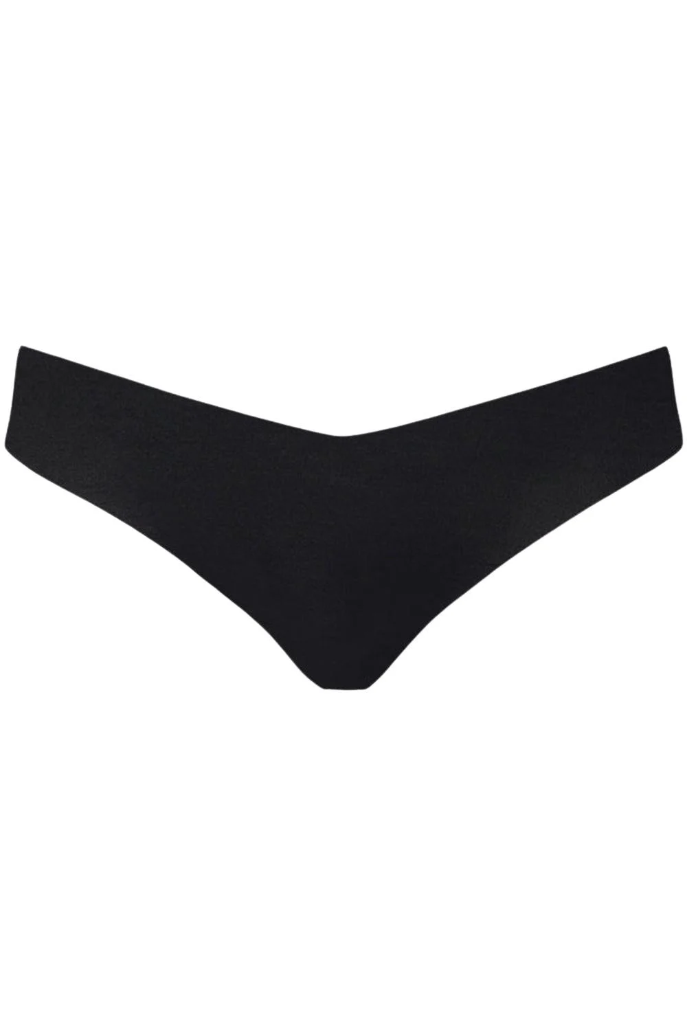 Commando Classic Solid Thong, Black (CT01)