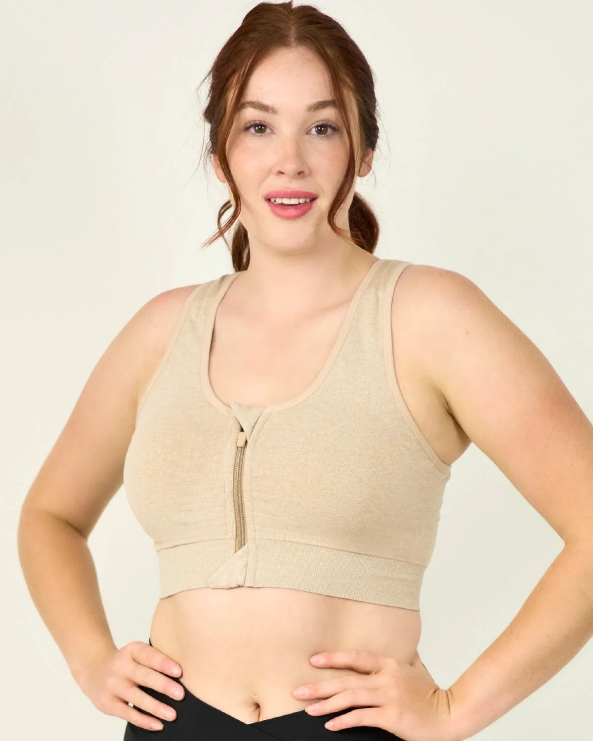 Coobie Front Zipper Sports Bra 9005