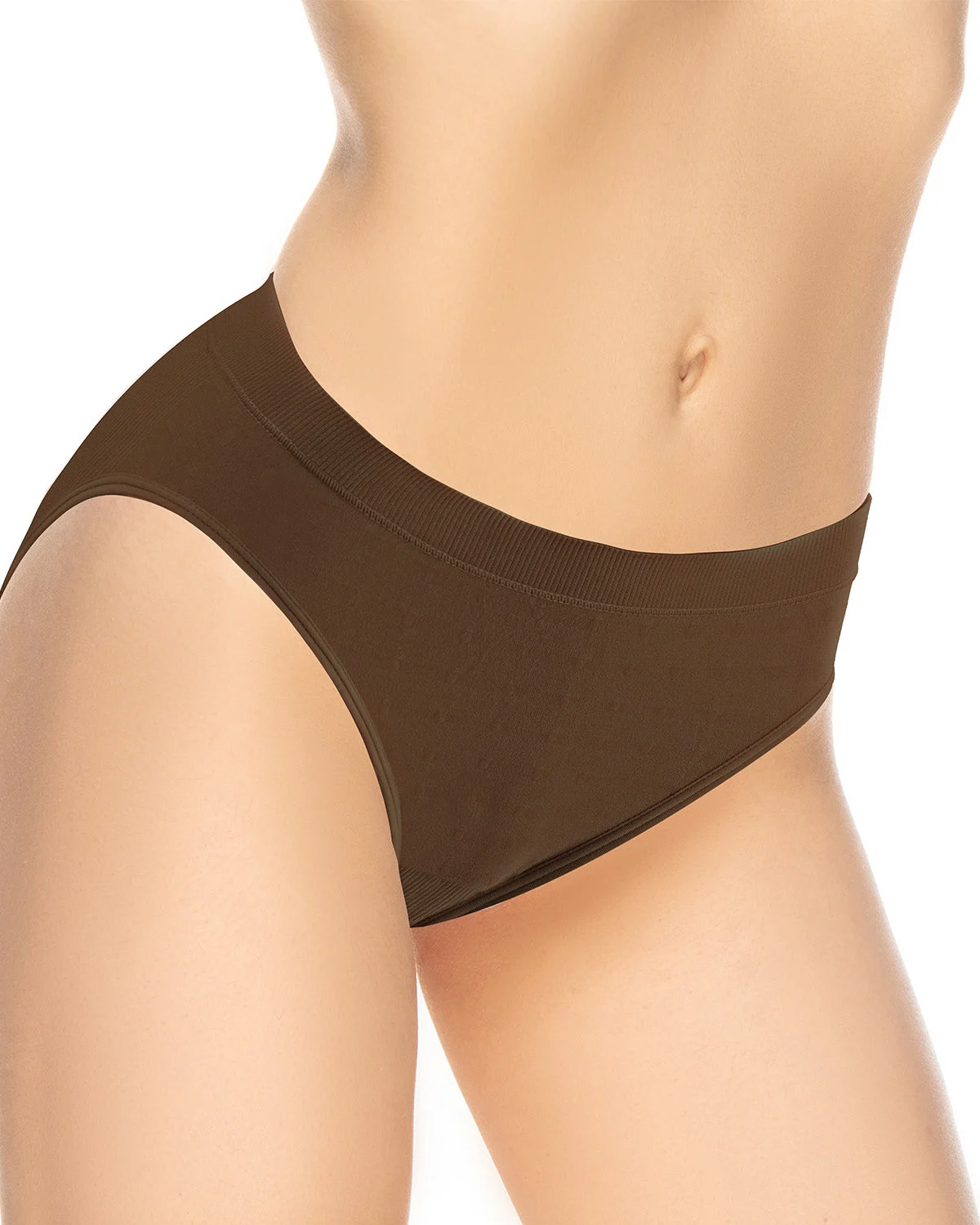 Coobie Women's Mid-Rise Polka Dot High-Cut Panties 9169 (3 Pairs)