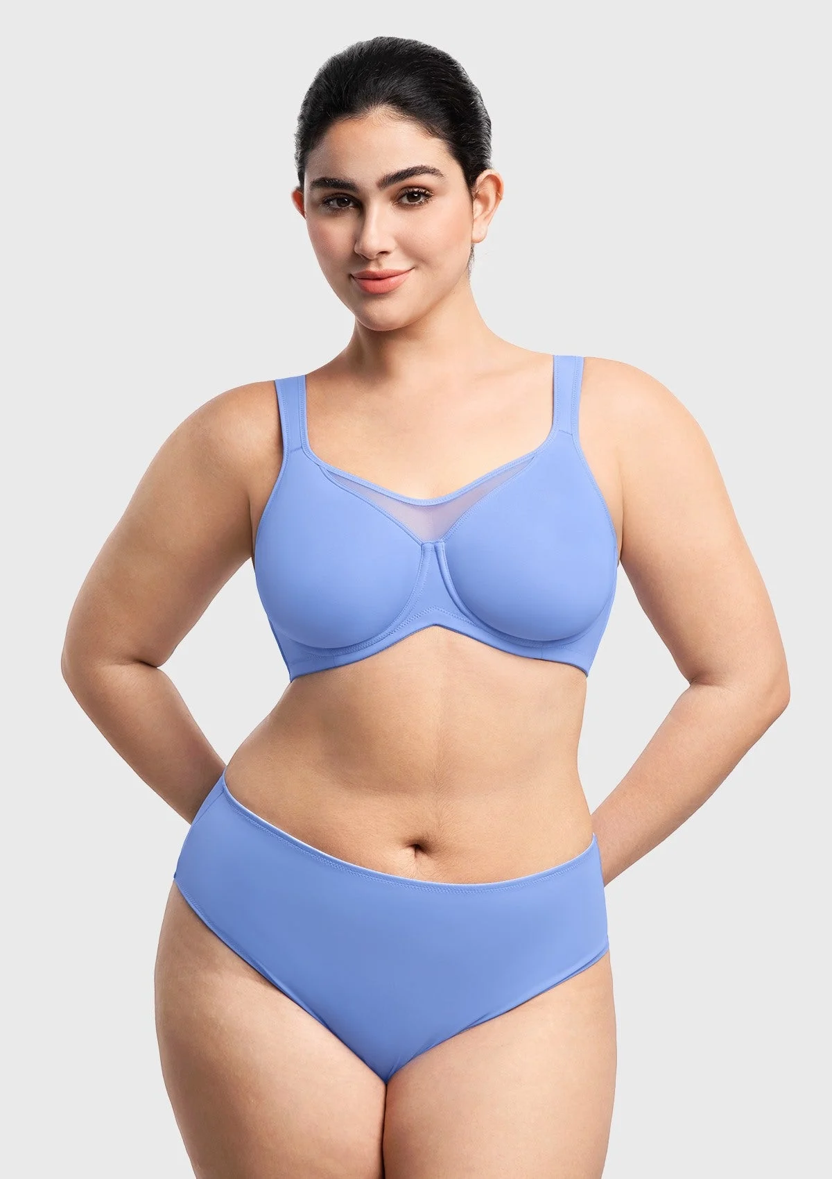 CoolComfort Smoothing Full Coverage Unlined Underwire Minimizer Bra