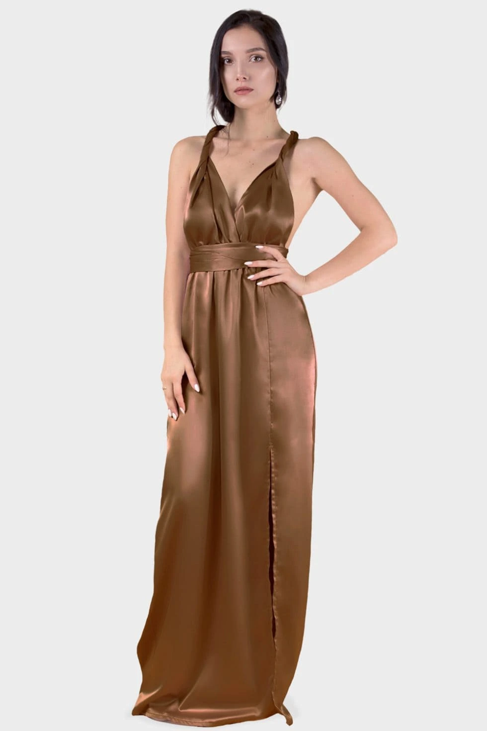 Copper Bridesmaid Dress