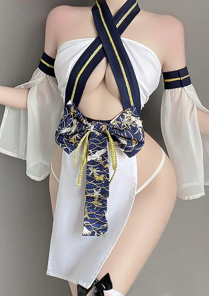 Costume Japanese Anime Cosplay Underwear 4 Pieces Roleplay Outfits