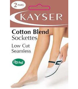 Cotton Blend Sockette 2 Pair Pack