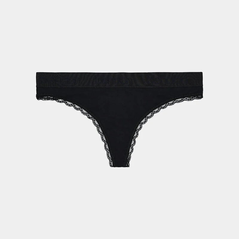 Cotton Logo Thong - Clearance
