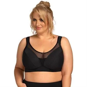 Crop Top Style Full Bust Wirefree Sports Bra