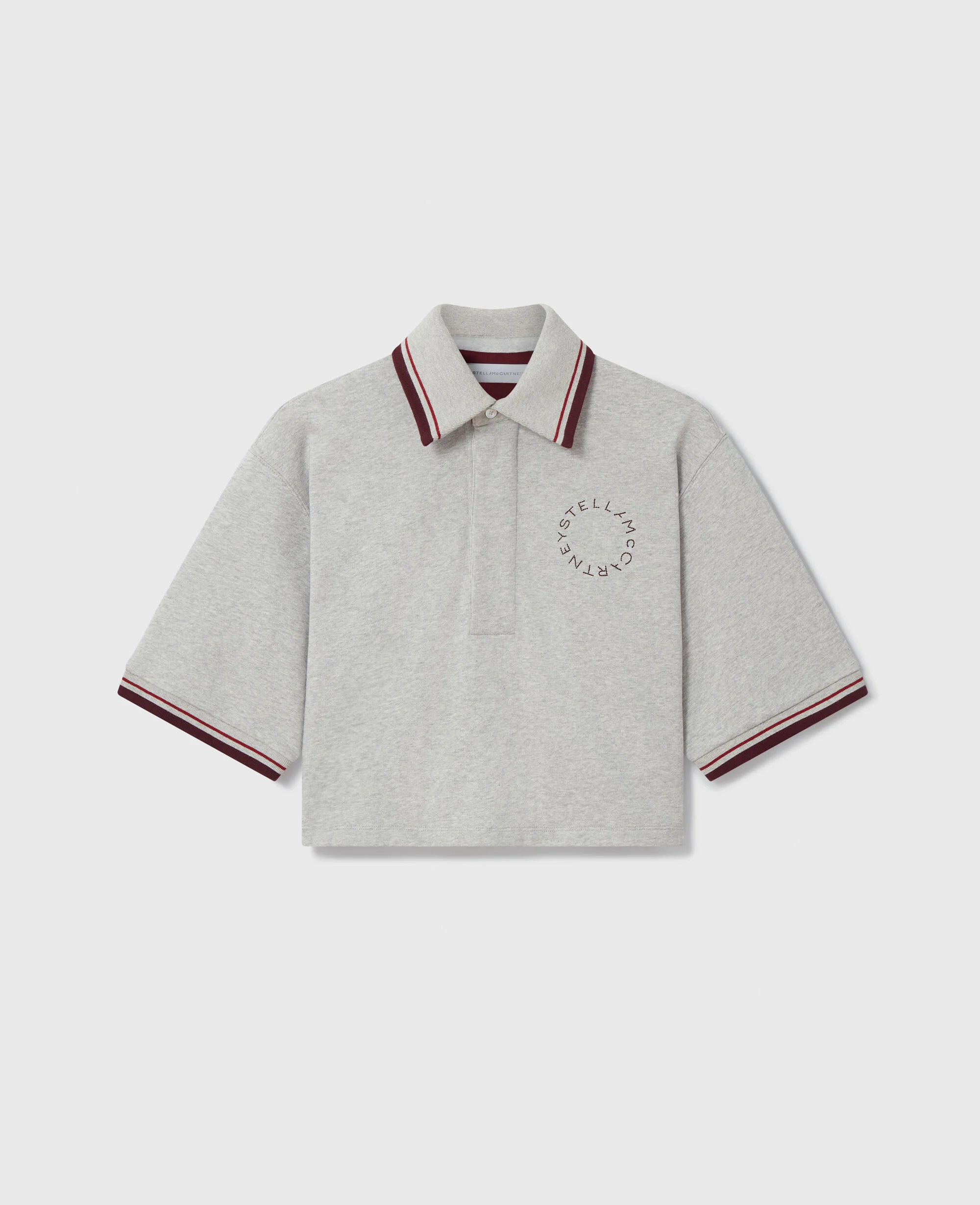 Cropped Short-Sleeve Rugby Shirt
