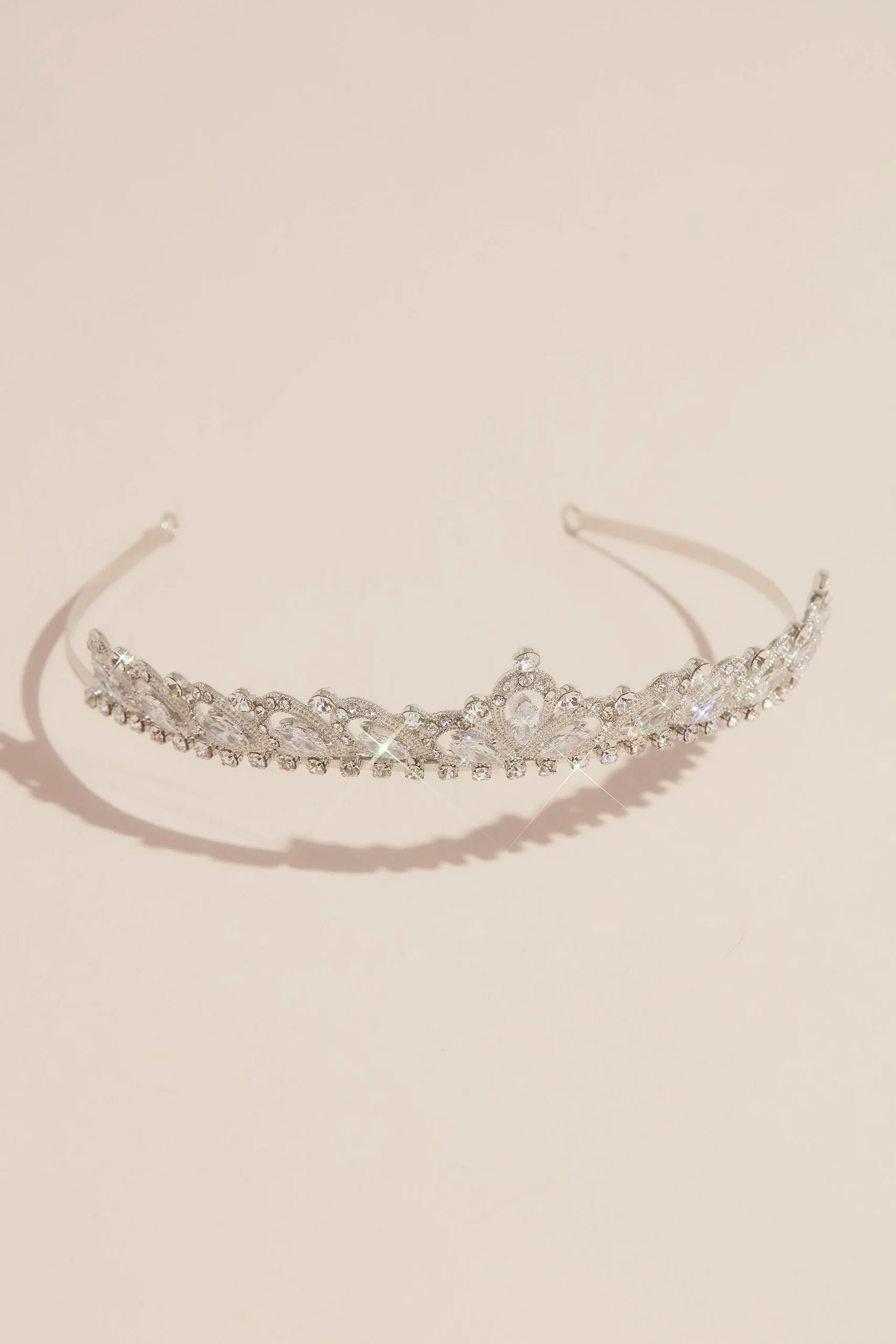 Crystal Teardrop Tiara