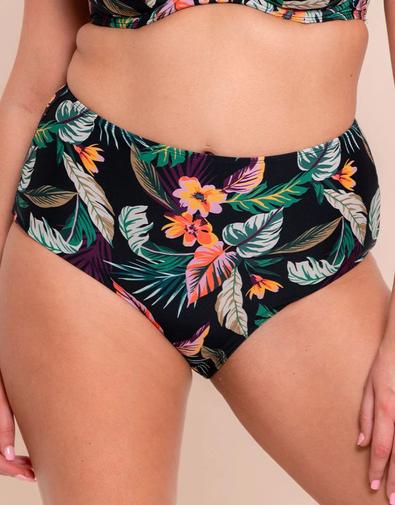 Cuba Libre High Waist Bikini Brief Print MixMulticolour