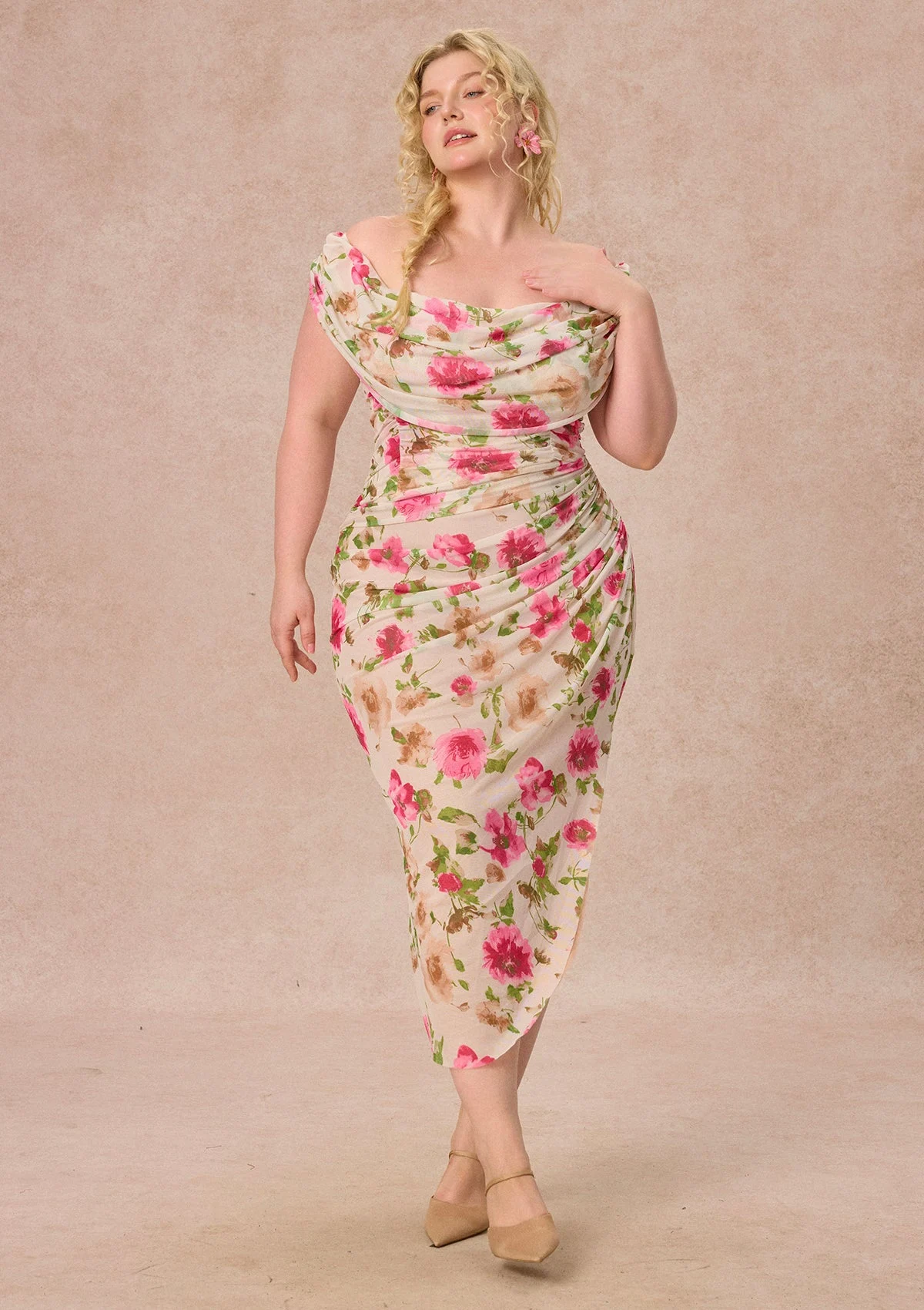 Curve&Plus Clear Spring Dawn Dress（Long）