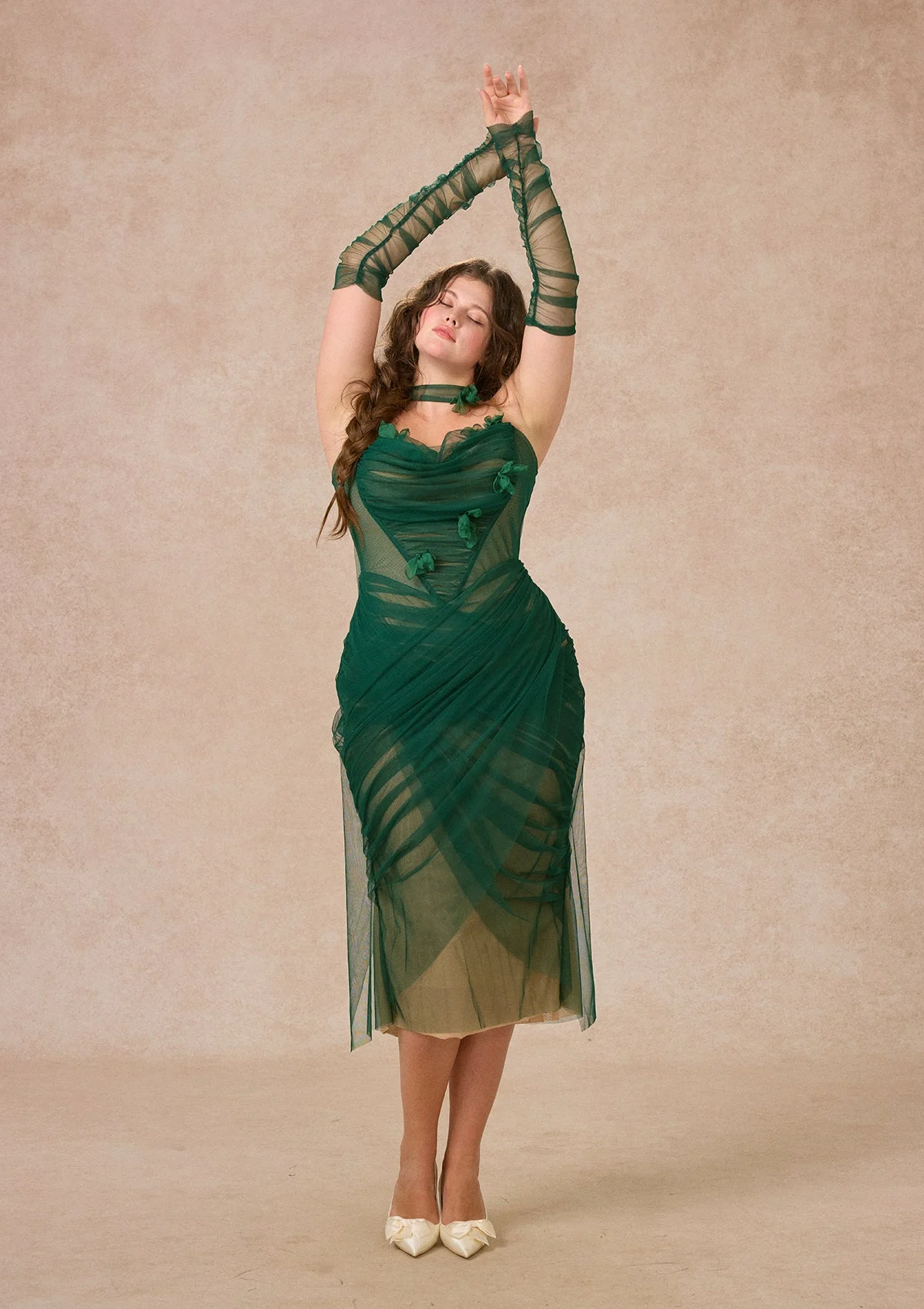 Curve&Plus Forest Muse Dress
