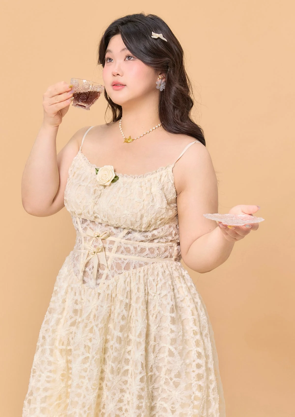Curve & Plus Jasmine's Dream Net Corset