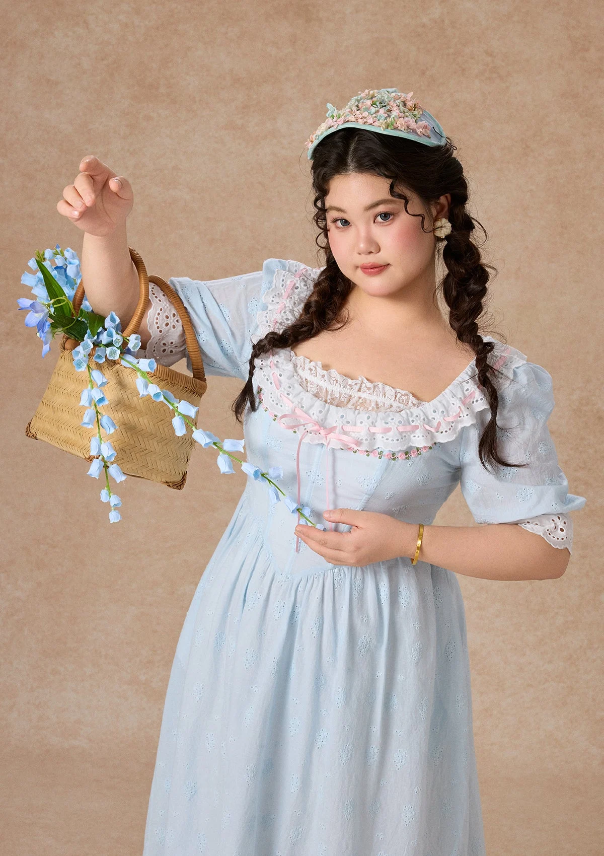 Curve & Plus Mary's Morning Light Corset Dress