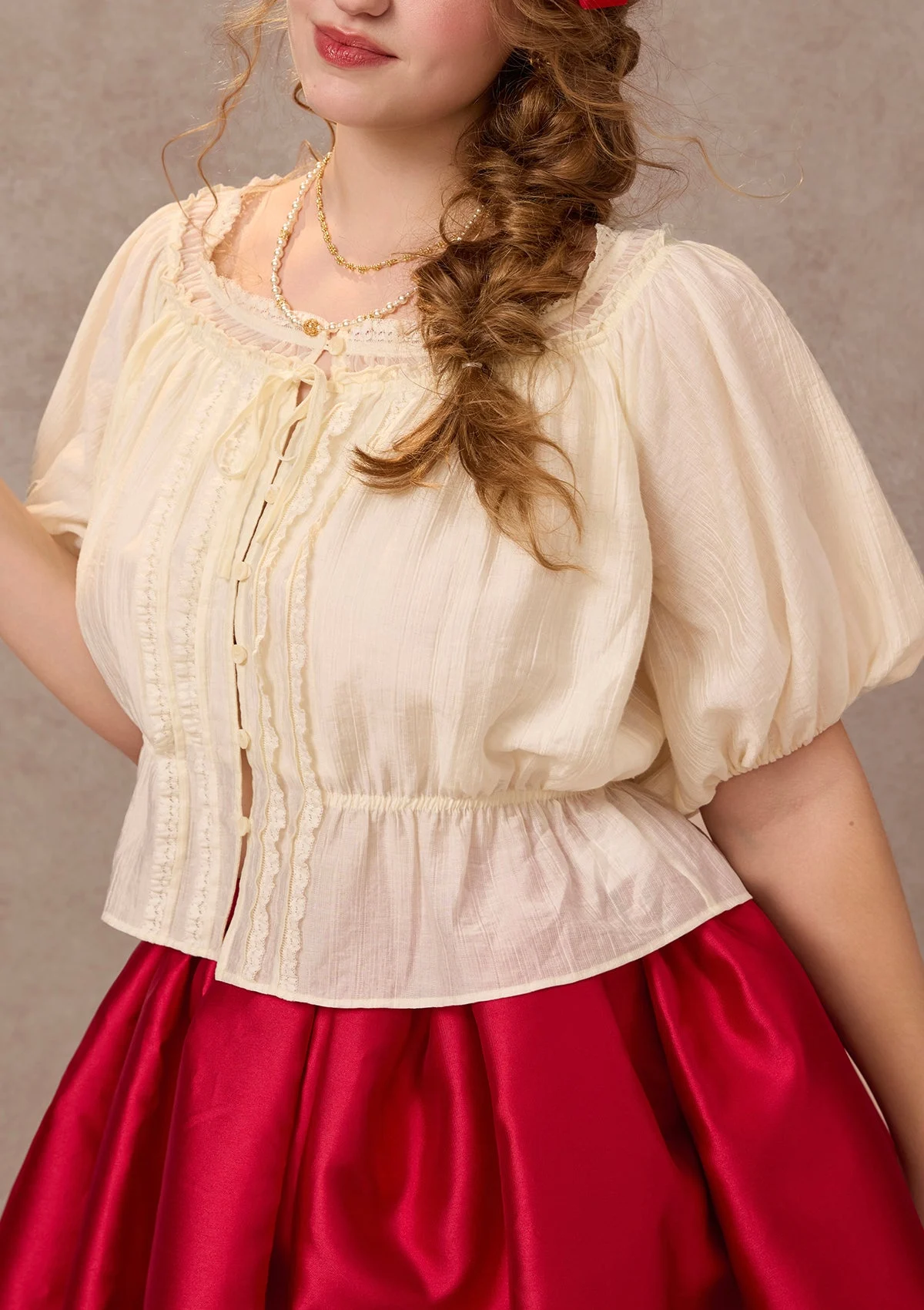 Curve&Plus Rose Heights Blouse