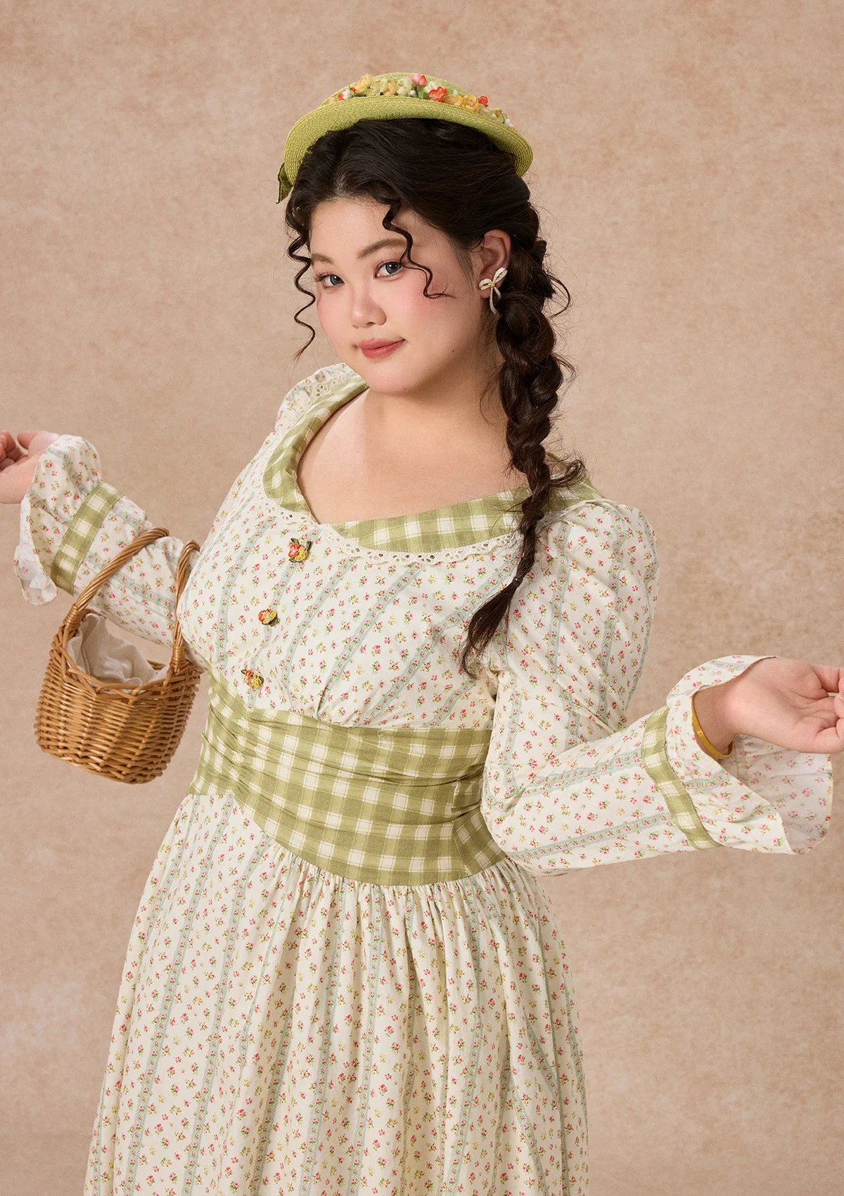 Curve & Plus Windsor Gardens Dress