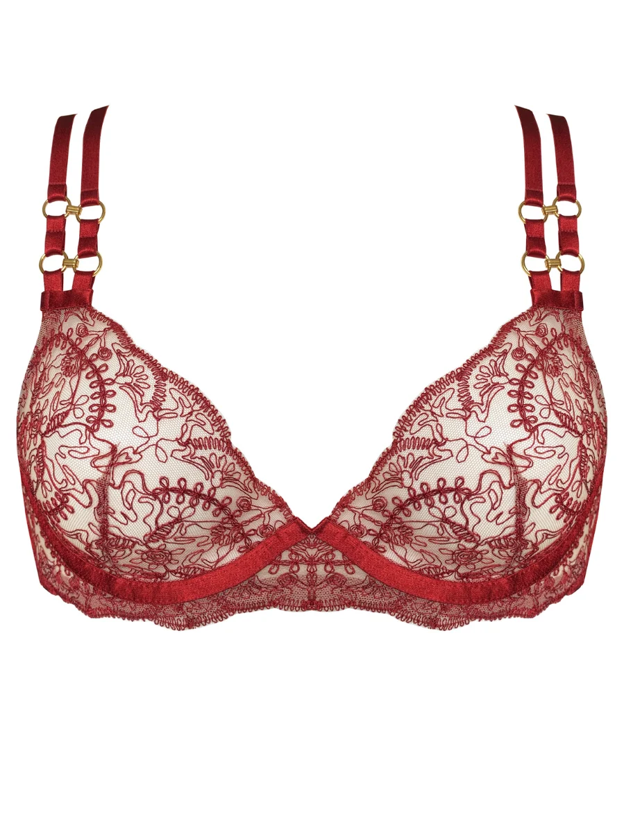Cymatic Plunge Wire Bra