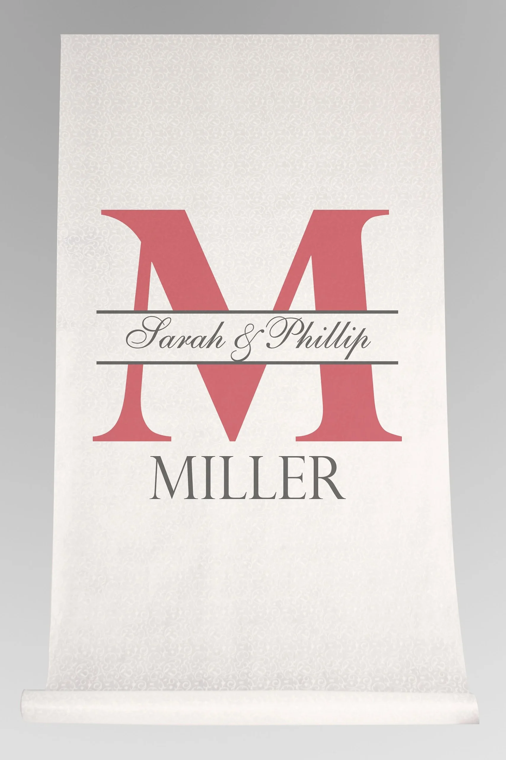 DB Exc Personalized Bold Initial Aisle Runner
