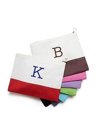 DB Excl Personalized Large Colorblock Cosmetic Bag