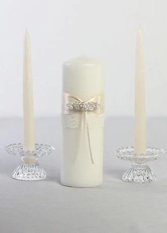 DB Exclusive Lace Elegance Unity Candle Set