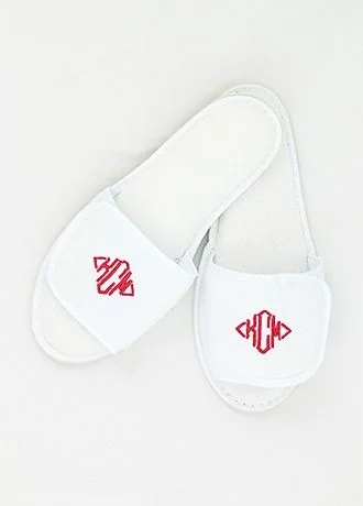 DB Exclusive Personalized Womens Terry Slippers