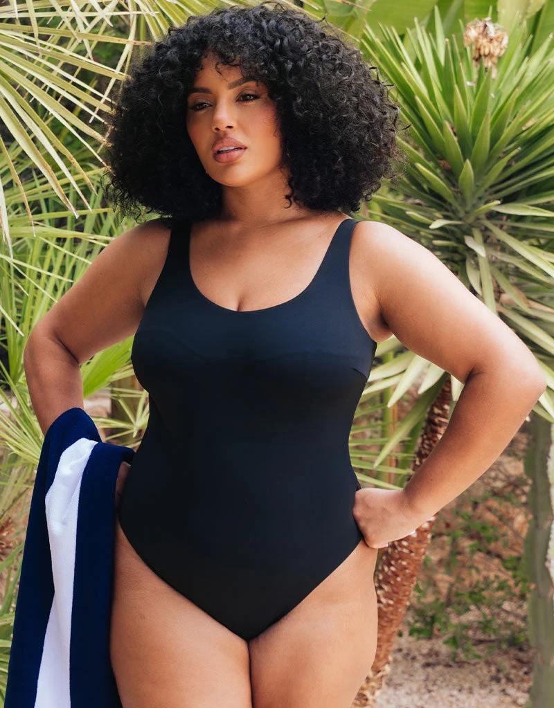 Deep Dive Non-Wired Swimsuit Black