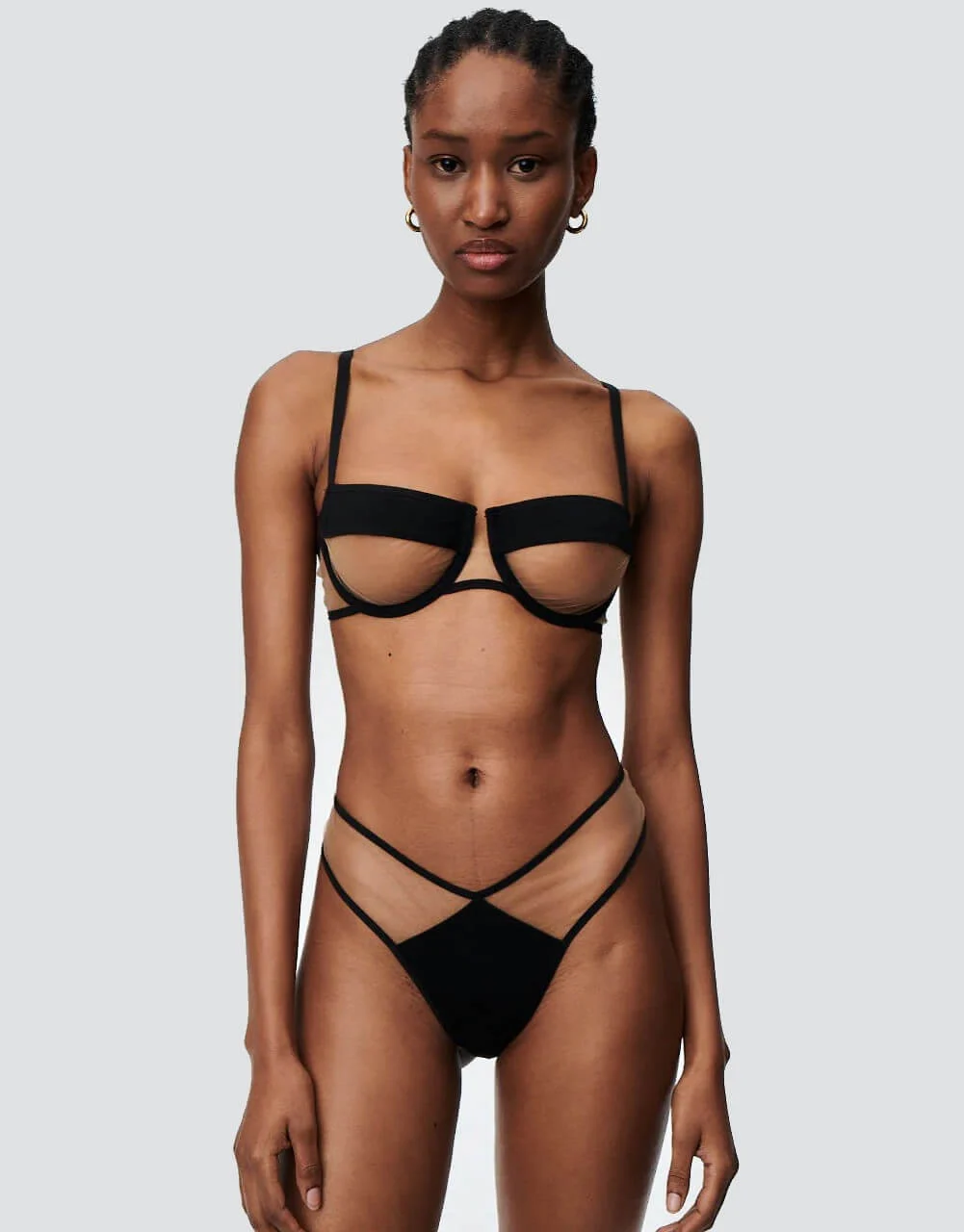 Deja Vu Thong Black